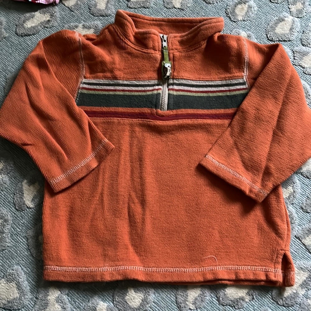 Gymboree size 2 orange owl sweater pullover